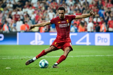 İstanbul, Türkiye - 14 Ağustos 2019: Trent Alexander-Arnol