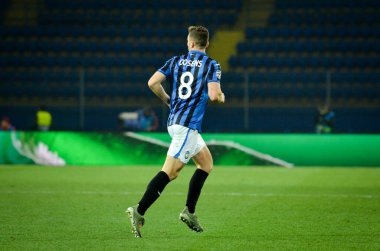 KHARKIV, UKRAINE - December 11, 2019: Robin Gosens player during the UEFA Champions League match between Shakhtar vs Atalanta Bergamasca Calcio BC (Italy), Ukraine