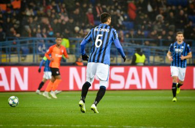 KHARKIV, UKRAINE - December 11, 2019: Jose Luis Palomino player during the UEFA Champions League match between Shakhtar vs Atalanta Bergamasca Calcio BC (Italy), Ukraine