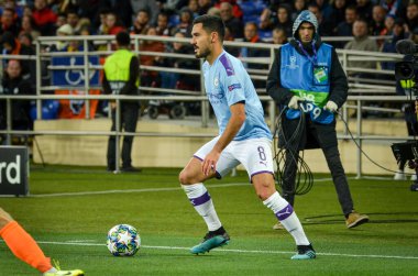 KHARKIV, UKRAINE - September 18, 2019: Ilkay Gundogan during the UEFA Champions League match between Shakhtar Donetsk vs Manchester City (England), Ukraine