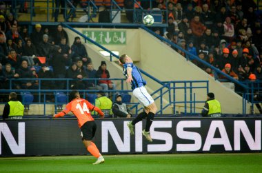 KHARKIV, UKRAINE - December 11, 2019: Robin Gosens player during the UEFA Champions League match between Shakhtar vs Atalanta Bergamasca Calcio BC (Italy), Ukraine
