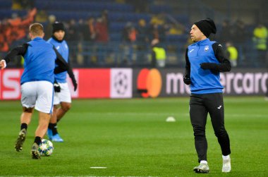 KHARKIV, UKRAINE - December 11, 2019:  Papu Gomez during the UEFA Champions League match between Shakhtar vs Atalanta Bergamasca Calcio BC (Italy), Ukraine
