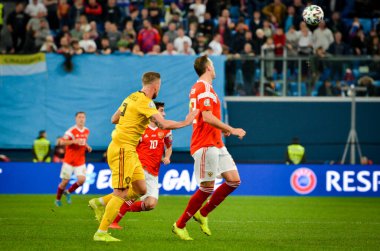 SAINT-PETERSBURG, RUSSIA - November 16, 2019: Toby Alderweireld player during UEFA EURO 2020 qualifying match between national team Russia against Belgium national team, Russia