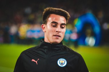 KHARKIV, UKRAINE - September 18, 2019: John Stones player during the UEFA Champions League match between Shakhtar Donetsk vs Manchester City (England), Ukraine