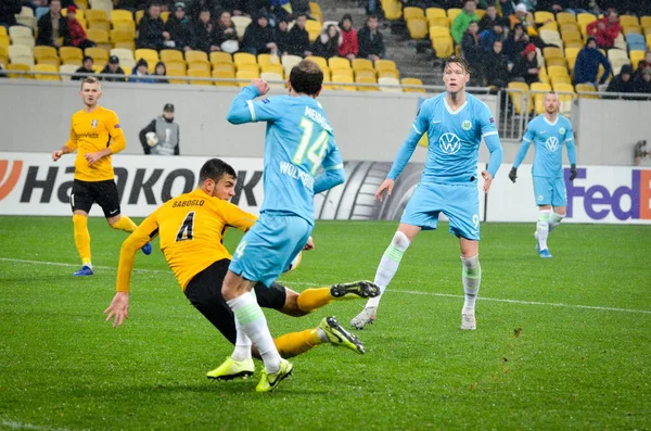 Lviv Ukrajna 2019 November Admir Mehmedi Játékos Uefa Europa League — Stock Fotó