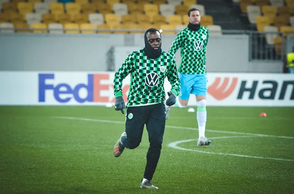 Lviv Ucrania Noviembre 2019 Sesión Entrenamiento Jugadores Wolfsburg Football Durante — Foto de Stock