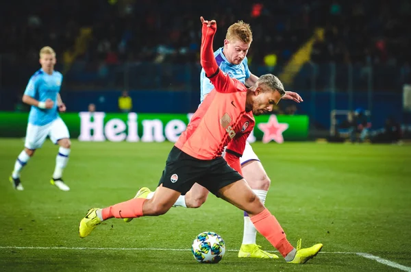 Kharkiv Ukraine September 2019 Kevin Bruyne Marlos Uefa Champions League — 스톡 사진