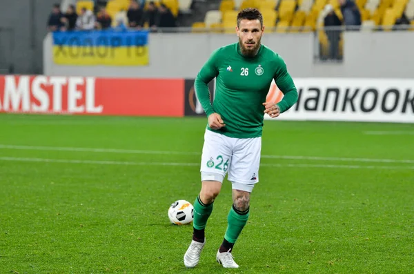 Lviv Ukraine November 2019 Mathieu Debuchy Player Uefa Europa League — Stock Photo, Image