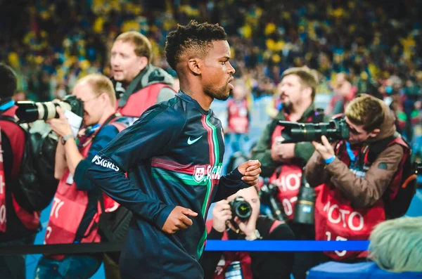 Kyiv Ucrania Octubre 2019 Nelson Semedo Durante Partido Clasificatorio Uefa — Foto de Stock
