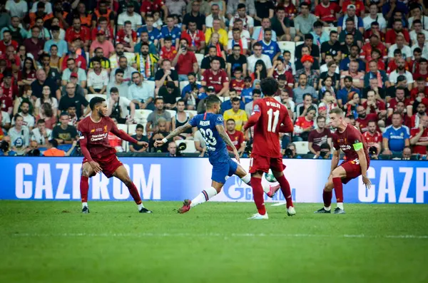 Istanbul Turchia Agosto 2019 Giocatore Emerson Durante Finale Della Supercoppa — Foto Stock