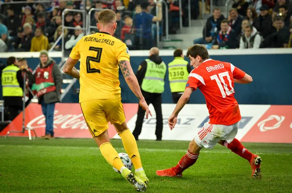 Saint Petersburg Rússia Novembro 2019 Jogador Toby Alderweireld Durante Jogo — Fotografia de Stock