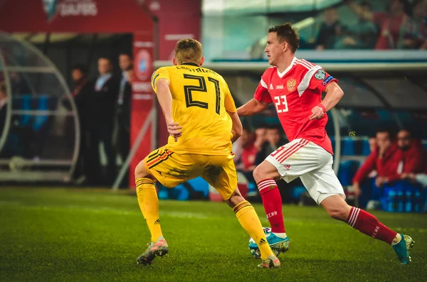 Saint Petersburg Russia November 2019 Timothy Castagne Player Uefa Euro — Stock fotografie