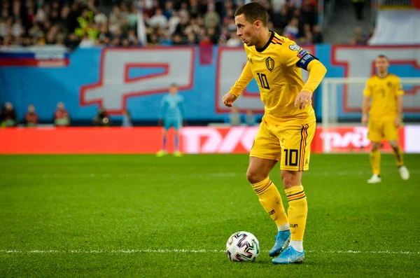 Saint Petersburg Russia November 2019 Eden Hazard Player Uefa Euro — стокове фото