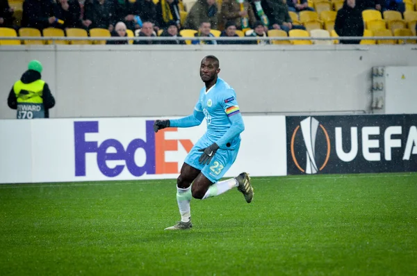 우크라 Lviv Ukraine November 2019 Josuha Guilavogui Player Uefa Europa — 스톡 사진