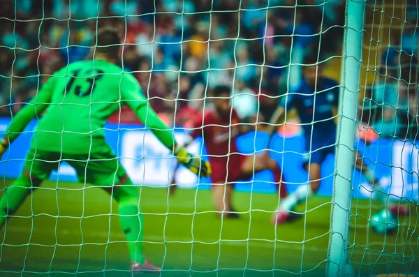 Istanbul Turkey August 2019 Goal Net Uefa Super Cup Finals — ストック写真