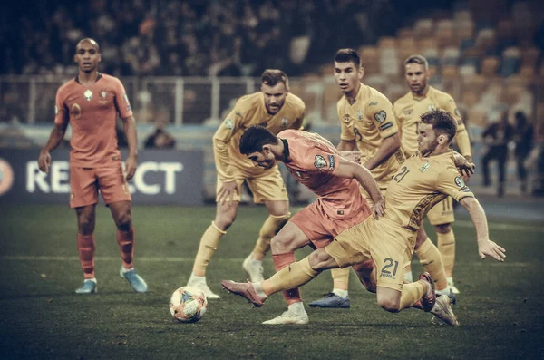 Kyiv Ukraine Outubro 2019 Goncalo Guedes Durante Partida Qualificação Uefa — Fotografia de Stock