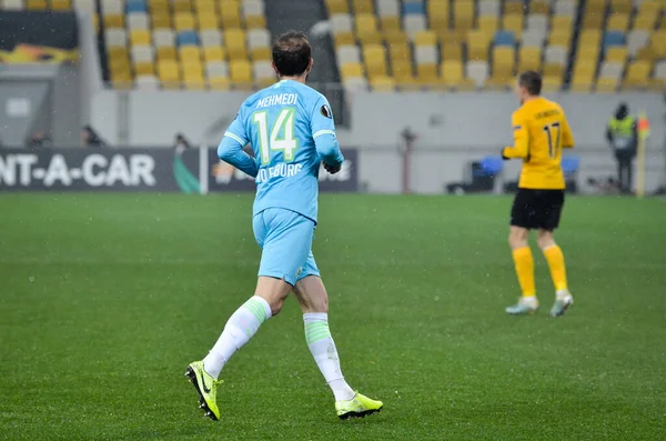 Lviv Ukrajna 2019 November Admir Mehmedi Játékos Uefa Europa League — Stock Fotó