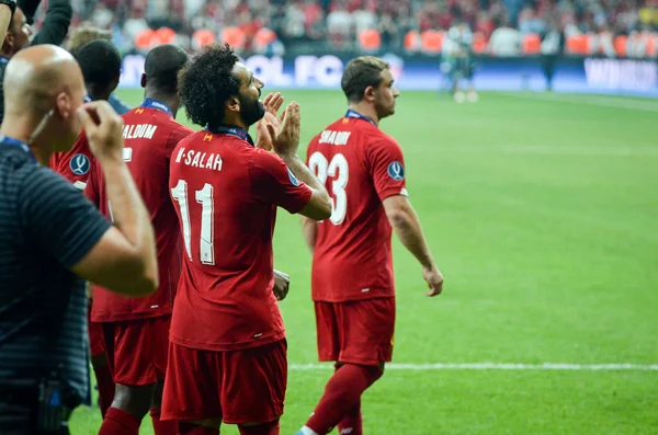 Istanbul Turkey August 2019 Mohamed Salah Player Uefa Super Cup — стокове фото