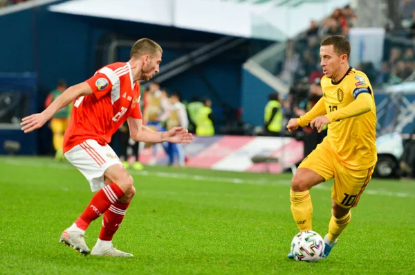 Saint Petersburg Russia November 2019 Eden Hazard Player Uefa Euro — Stock fotografie