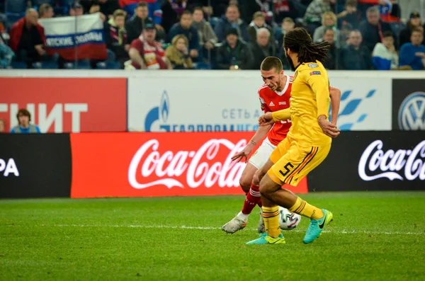 Saint Petersburg Russia November 2019 Jason Denayer Player Uefa Euro — Stockfoto