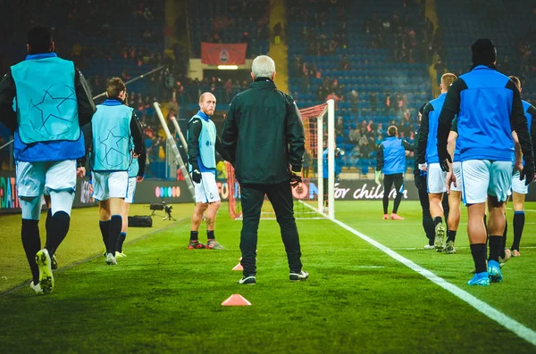 Kharkiv Ukraine December 2019 Training Session Atalanta Football Players Uefa — Zdjęcie stockowe