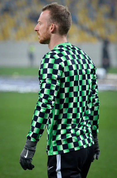 Lviv Ukraine Novembro 2019 Wolfsburg Sessão Treinamento Jogadores Futebol Durante — Fotografia de Stock