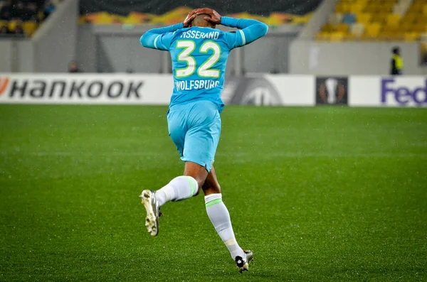 Lviv Oekraïne November 2019 Marcel Tisserand Speler Tijdens Uefa Europa — Stockfoto