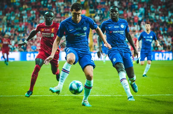 Istanbul Turkey August 2019 Andreas Christensen Uefa Super Cup Finals — ストック写真