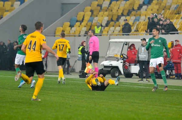 Lviv Ukraine November 2019 Timothee Kolodziejczak Player Uefa Europa League — Zdjęcie stockowe
