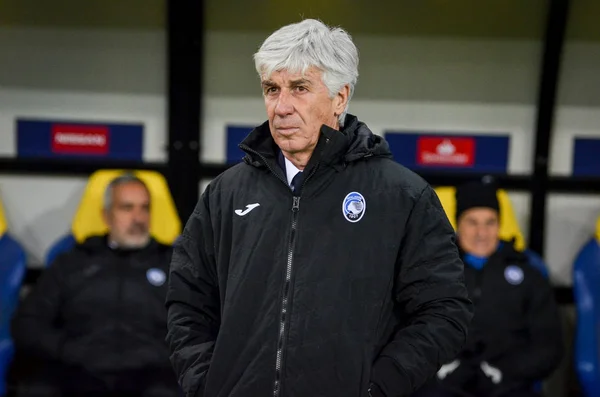 Kharkiv Ukraine December 2019 Coach Gian Piero Gasperini Uefa Champions — стокове фото