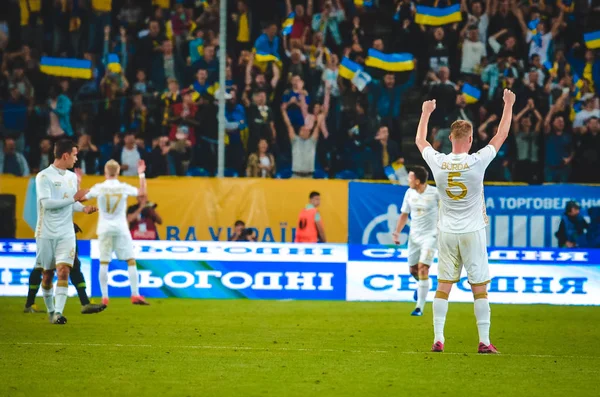 Dnipro Ukraina September 2019 Mykyta Burda Spelare Den Vänliga Matchen — Stockfoto