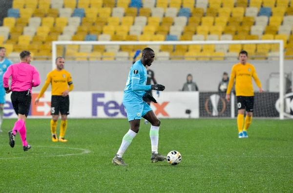 Lviv Ucrania Noviembre 2019 Josuha Guilavogui Jugador Durante Partido Uefa —  Fotos de Stock