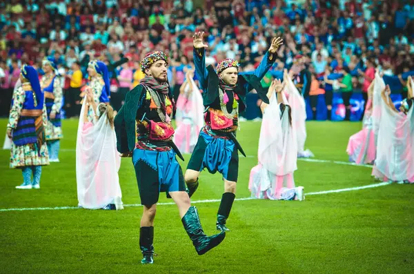 Istanbul Turkey August 2019 Officially Opened Colorful Ceremony Uefa Super — 图库照片