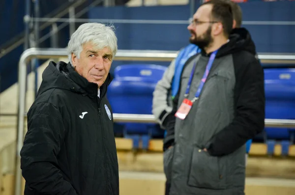 Kharkiv Ukraine December 2019 Coach Gian Piero Gasperini Player Uefa — Zdjęcie stockowe