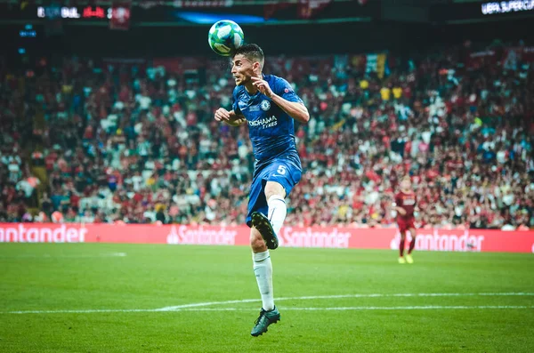 Istanbul Turkey August 2019 Jorginho Player Uefa Super Cup Finals — Stockfoto