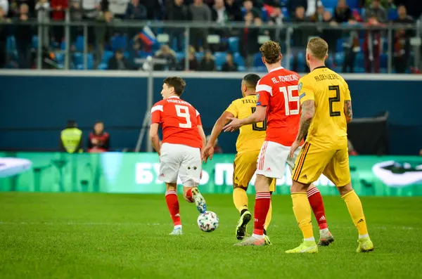 Saint Petersburg Russia November 2019 Toby Alderweireld Player Uefa Euro — 图库照片