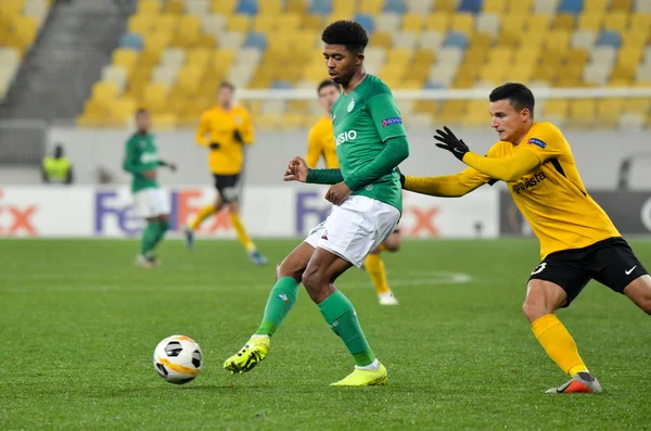 LVIV, UKRAINE - November 07, 2019: Wesley Fofana player during the UEFA Europa League match between Alexandria (Ukraine) vs AS Saint Etienne (France), Ukraine