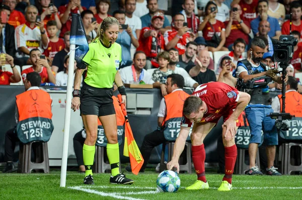 Istanbul Turkey August 2019 James Milner Player Uefa Super Cup — Stock Photo, Image