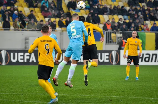 Lviv Ukraine Novembre 2019 Jeffrey Bruma Lors Match Uefa Europa — Photo