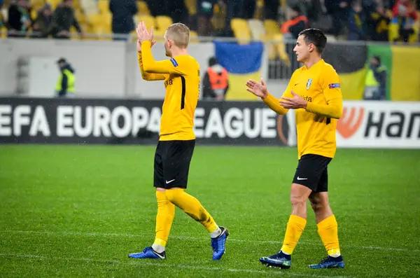 Lvov Ukrajina Listopadu 2019 Alexandrie Během Utkání Uefa Europa League — Stock fotografie