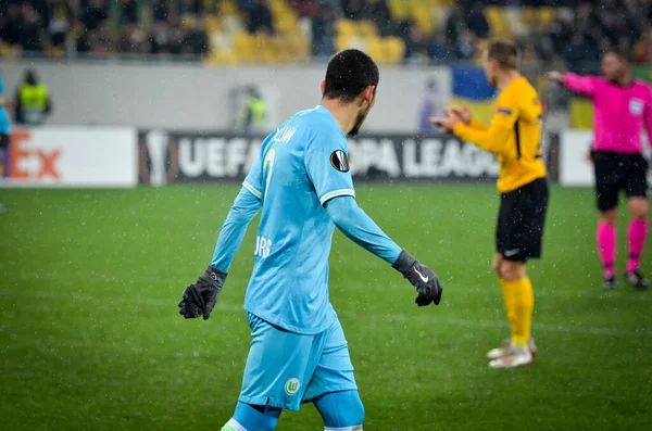 Lviv Ukraine Novembro 2019 Jogador William Durante Jogo Liga Europa — Fotografia de Stock