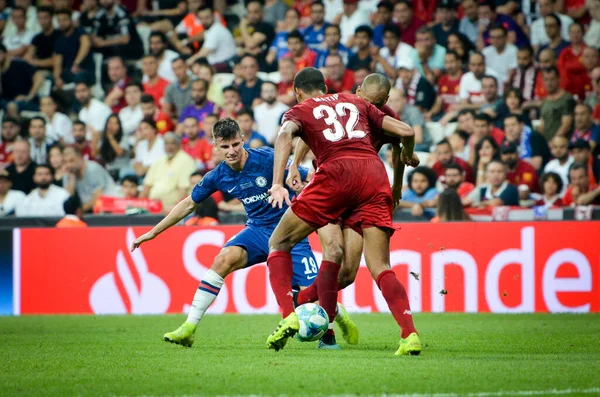 Istanbul Turkije Augustus 2019 Joel Matip Speler Tijdens Uefa Super — Stockfoto