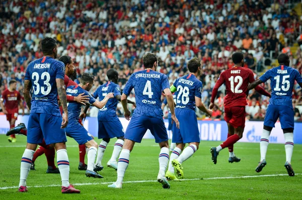Estambul Turquía Agosto 2019 Jugador Chelsea Football Durante Partido Super —  Fotos de Stock