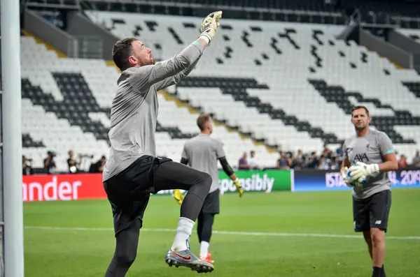 Estambul Turquía Agosto 2019 Andy Lonergan Sesión Entrenamiento Antes Del — Foto de Stock