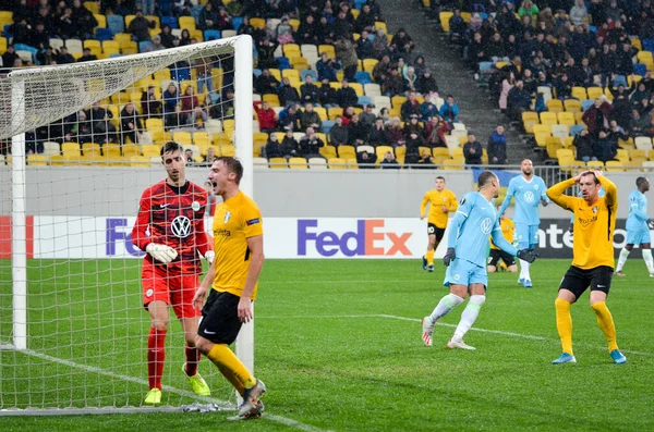 Lviv Ukrajna 2019 November Labdarúgó Uefa Európa Liga Mérkőzésén Alexandria — Stock Fotó