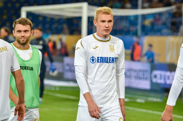 Dnipro Ukraine September 2019 Viktor Kovalenko Player Friendly Match National — Stock fotografie