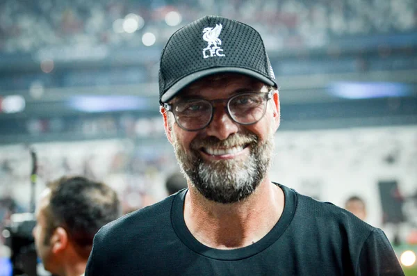 Estambul Turquía Agosto 2019 Jurgen Klopp Durante Partido Final Supercopa —  Fotos de Stock