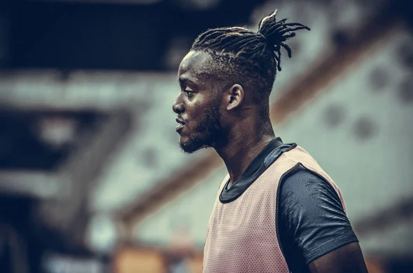 Istanbul Turkki Elokuuta 2019 Michy Batshuayi Koulutustilaisuus Ennen Uefan Super — kuvapankkivalokuva