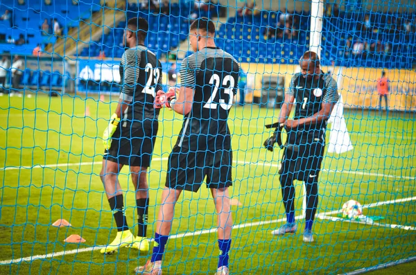Dnipro Ukraine September 2019 Nigeria Goalkeepers Player Friendly Match National — Stok fotoğraf