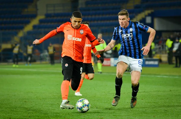KHARKIV, UKRAINE - December 11, 2019: Robin Gosens player during the UEFA Champions League match between Shakhtar vs Atalanta Bergamasca Calcio BC (Italy), Ukraine